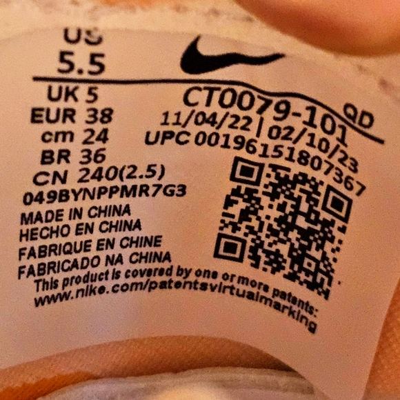 Nike Air Zoom LJ Elite Long Jump White Track Shoes Men's size 5.5 / Women size 7 - Picture 12 of 13